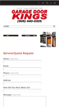 Mobile Screenshot of garagedoorkings.com